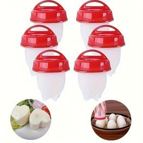 Resim 2 adet Yapışmaz Silikon Yumurta Pişirici - Mükemmel Pişmiş Yumurtalar İçin Kolay Kaynatma ve Buharlı Mutfak Aleti, Kırmızı Kapak Tasarımı, Dayanıklı ve Temizlemesi Kolay, Evde Pişirme İçin İdeal, Yumurta Pişirme Aksesuarı|Modern Mutfak Eşyaları|Dayanıklı Silikon, Yumurta Pişirme Aleti, Yumurta Pişirme Aksesuarı|Modern Mutfak Eşyaları|Dayanıklı, Mükemmel Pişmiş Yumurtalar, Evde Pişirme İçin Harika Mutfak Aksesuarı, Alet Pişirme, Silikon Yumurta Pişirici 