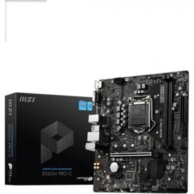 Resim Msı B560M Pro-E Soket 1200 Ddr4 4800 (Oc) Pcı-E Gen 4 ,m.2 Usb3.2 1x 1g Lan Matx Anakart 