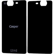 Resim Casper VIA V8 Arka Kapak Batarya Pil Kapağı - Siyah 