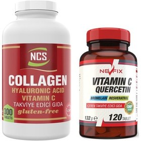 Resim Collagen Hyaluronic Acid 300 Tablet Vitamin C 120 Tablet 