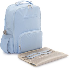 Resim carry bliss LightPack Anti-Bakteriyel Astarlı Çok Gözlü Hafif Anne Bebek Sırt Çantası 