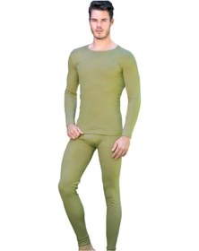 Resim 1'li Paket 0125-126 Askeri Haki Termal Erkek Takım Haki 