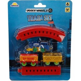 Resim İsmiyle Al Kurmalı Raylı Mini Tren Seti 11 Parça 