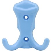 Resim NZB Mobilya Duvar Kapı Vestiyer Portmanto Askısı Dolap Elbise Askılığı Mavi Renk Plastik Askı askılık 