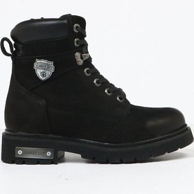 Resim Hammer Jack Hakiki Deri Nubuk Siyah Kadın Bot & Bootie 18501-g Siyah 