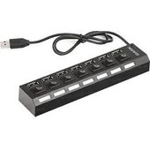 Resim Dark DK AC USB272 7 Port Anahtarlı USB2.0 HUB 