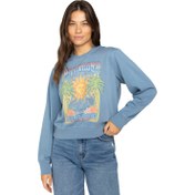Resim Billabong From Paradise Crew Kadın Mavi Sweatshirt 