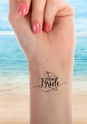 Resim PEKSHOP Yüzük Detaylı Team Bride Nedime Geçici Dövme 