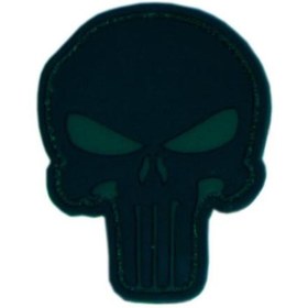 Resim SİNGLE SWORD Askeri Renkli, Kurukafa Kabartmalı 3d Plastik Arma Haki 