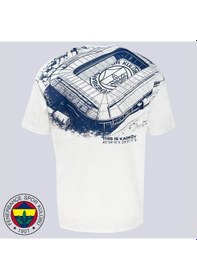 Resim Fenerbahçe S.k. 25/26 Sezon Tribün Tişört This İs Kadıköy Tribün Forması Beyaz 