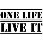 Resim One Life Live It Duvar Dekor Sticker 40 X 24 Cm 