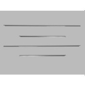 Resim As Aktif Volkswagen Amarok Pick Up Cam Çıtası 4 Parça 2010 Ve Üzeri Krom Paslanmaz Çelik 