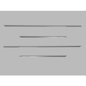 Resim As Aktif Volkswagen Amarok Pick Up Cam Çıtası 4 Parça 2010 Ve Üzeri Krom Paslanmaz Çelik 