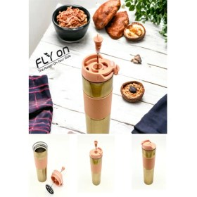 Resim Flyon Yüksek Kaliteli Sıcak ve Soğuk French Press Çelik Termos Kupa Bardak Mug 500 ml Kahve ve Bitki Çayı 