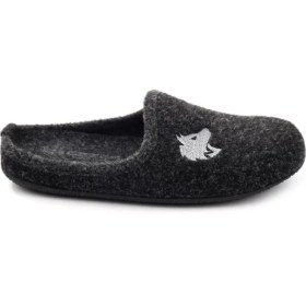 Resim Gezer 15342 Erkek Kışlık Çıkarılabilir Keçe Taban Ev Halı Terliği 