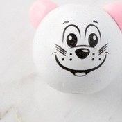 Resim Loren 1 Adet Kedi Figürlü Ahşap Boncuk 