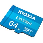 Resim Kioxia 64 Gb Exceria Micro Sdxc Uhs-1 C10 100 Mb-sn 64 Gb Hafıza Kartı 