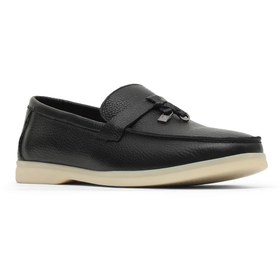 Resim Bueno Shoes Siyah Flotter Deri Erkek Günlük Ayakkabı 05ms101 