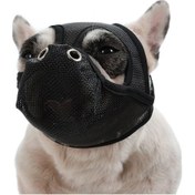 Resim Geeroyoo Köpek Ağızlığı - Isırma Önleyici, Hafif Ağ Tasarım, Nefes Alma Ve İçme Özgürlüğü, Siyah, S Boyutu Hd-550 Siyah 