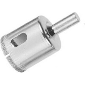 Resim Depolife Cam Fayans Mermer Granit Delme Pancı Boru Tipi Elmas Karot Uç 26MM 