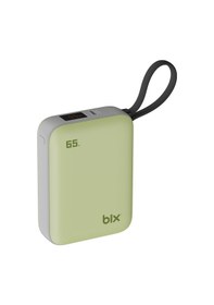 Resim Bix Pb120 20000mah 65w Type-c Pd Kompakt Tasarımlı Dijital Göstergeli Powerbank Taşınabilir Hızlı Şarj Cihazı Yeşil 