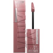 Resim Maybelline New York Super Stay Vinyl Ink Uzun Süre Kalıcı Likit Parlak Ruj - 110 Awestruck 