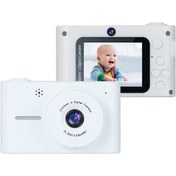 Resim Monyee A17 20mp Çocuk Dijital Fotoğraf Makinesi, 1080p Hd Video, 8x Zoom, Ön Ve Arka Kamera, 2.0 İnç Ekran, Usb Bağlantı, Beyaz 