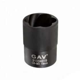 Resim GAV 91034017 1/2'' Havalı Twist Lokma17 Mm (KAFASI BOZULAN LOKMALAR İÇİN LOKMA ANAHTARI) 