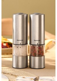 Resim Homend Grindgo 6003H Şarjlı Baharat Değirmen Seti 