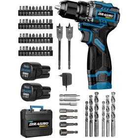 Resim Normadia Pro 16.8V Çift Akülü Çelik Mandren Şarjlı Matkap 