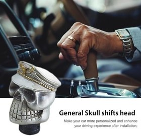 Resim Vites Topuzu Kafatası, Vites Topuzu Kafatası - Manuel Vites Değiştirme Düğmesi,Vites Değiştirme Düğmesi, Çoğu Manuel Şanzımanlı Araba için Benzersiz Vites Kolu, Otomatik Şanzımanlı Arabalar 