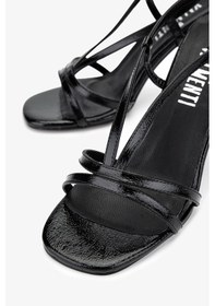 Resim Valmenti Kadın Siyah Rugan Topuklu Ayakkabı 960 2488 Bn Ayk Y25 Sıyah Krsk Rgn Siyah 