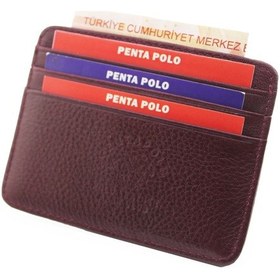 Resim Polo W Club Penta Polo Hakiki Deri Mini Kartlık Cüzdan (463546010) 