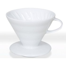 Resim Jesse Güral Porselen V60 Porselen Dripper Kahve Demleme 