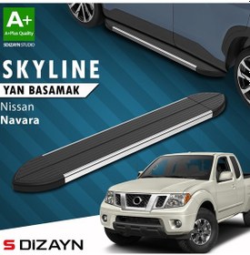Resim S-dizayn Nissan Navara 2 Skyline Krom Yan Basamak 203 Cm 2005-2015 A+ Kalite 