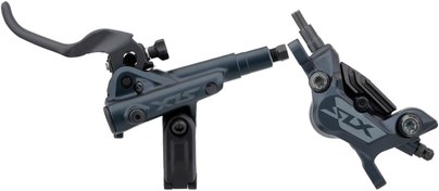 Resim Shimano SLX BL-M7100(L), BR-M7120(F) N04C Balatalı 4 Piston Sol-Ön Hidrolik Fren Seti 