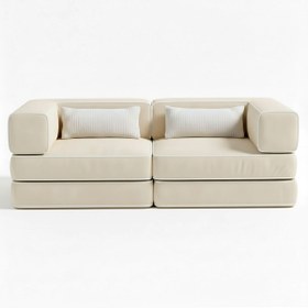 Resim foamly 140x70 cm Modüler Çocuk Koltuğu - Fonksiyonel Oyun Minderi ve Kanepe Tamamen Sünger 