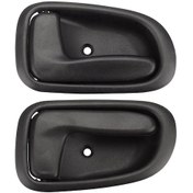 Resim Corolla Geo Prizm 1993-1994 Kaiyi İçin Siyah Sol/sağ Ön/arka Araç İç Kapı Kolu Kapağı 