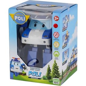 Resim Polı Mrt-685 Sesli Ve Işıklı Robocar Poli Büyük Transforming Robot Poli Standart 