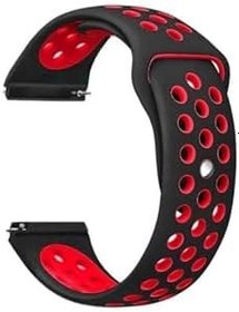 Resim Gpack Huawei Watch 3 Pro Classic ile Uyumlu Kordon, Delikli Çift Renk Silikon, Bordo 