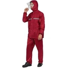 Resim Douler Su Geçirmez ve Rüzgar Geçirmez Motosiklet Sürme Yağmurluk Seti (Yurt Dışından) 