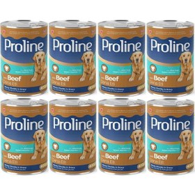 Resim Pro Line Dana Etli Yetişkin Köpek Konservesi 8 x 400 G 