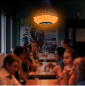 Resim Forland Bluetooth Hoparlör Akıllı Led Ampul 12 Renkli Kumandalı 