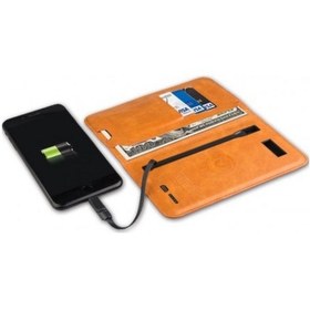 Resim Zhuse Star Rıver 6800 Mah Powerbank + Deri Cüzdan 