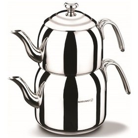 Resim Korkmaz A057 Droppa Maxi Çaydanlık Takımı Çelik 