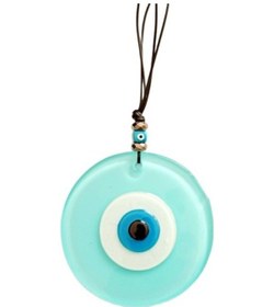 Resim Turkuaz Rengi Nazar Boncuklu El Yapımı Duvar Süsü Hediyelik Eşya 