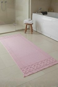 Resim Fesun Pudra Ayak Havlusu - 60x130Cm, 690Gr,%100 Pamuk, Spa Ve Otel Banyo Paspası, Günlük Kullanıma Uygun 