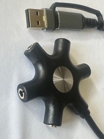 Resim 5 çıkışlı usb ses kartı 5 port usb ses kartı 