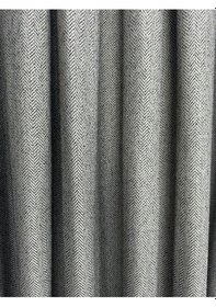 Resim Balık Sırtı Koyu Gri Fon Perde 1/2,5 Orta Pile Fon Perde Koyu Gri 