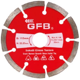 Resim GFB 115 Soketli Elmas Beton-mermer Kesici 
